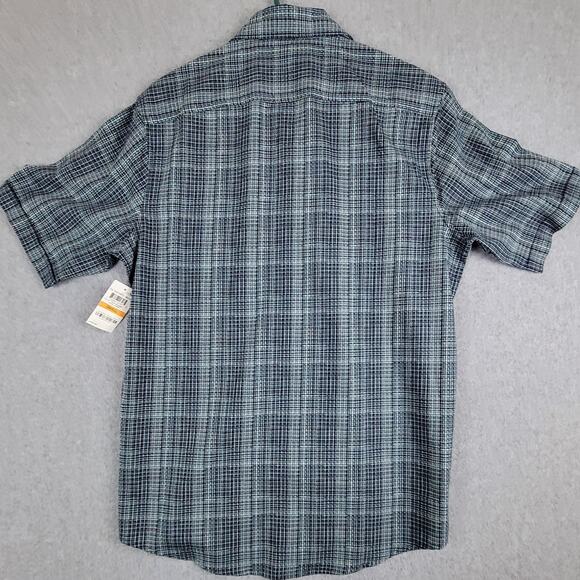 🌼Tasso Elba Shirt Mens Size Small Short Sleeve Refined Woven NEW with Tags - Picture 2 of 12